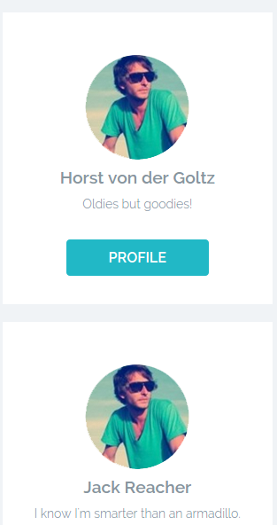 Tässä kuvalla vinkataan, että Horst olisi luotu järjestelmään. Edellisestä tehtävästä tuttu listaus henkilöitä, mutta tässä yksi henkilöistä 'Horst von der Goltz'.